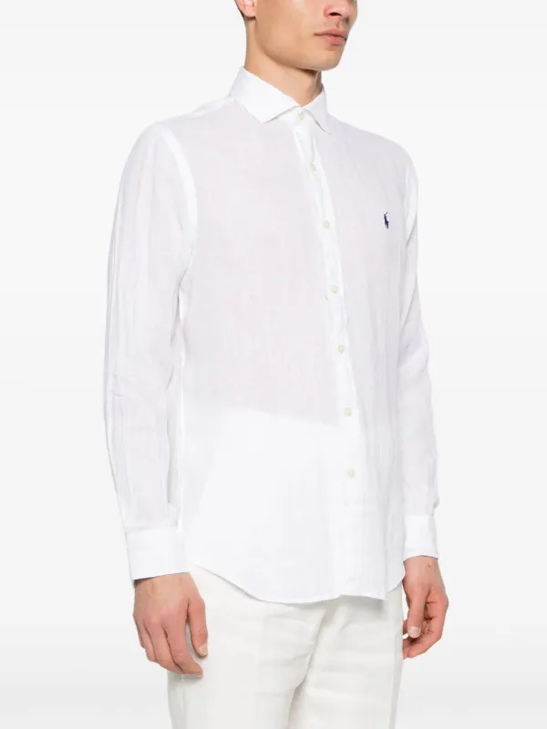 Polo Ralph Lauren リネンシャツ | ホワイト | FARFETCH JP
