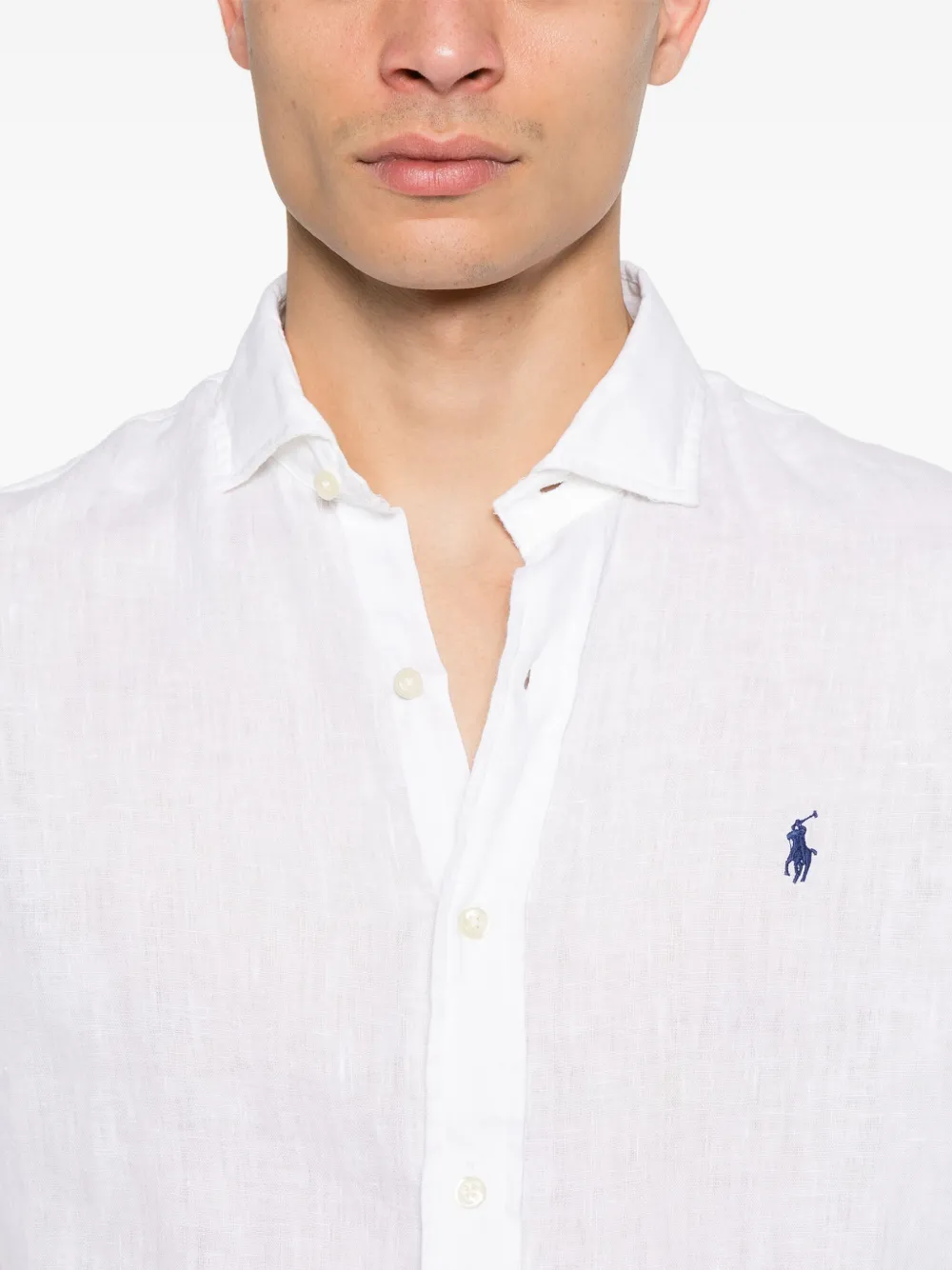 Polo Ralph Lauren Linnen overhemd Wit