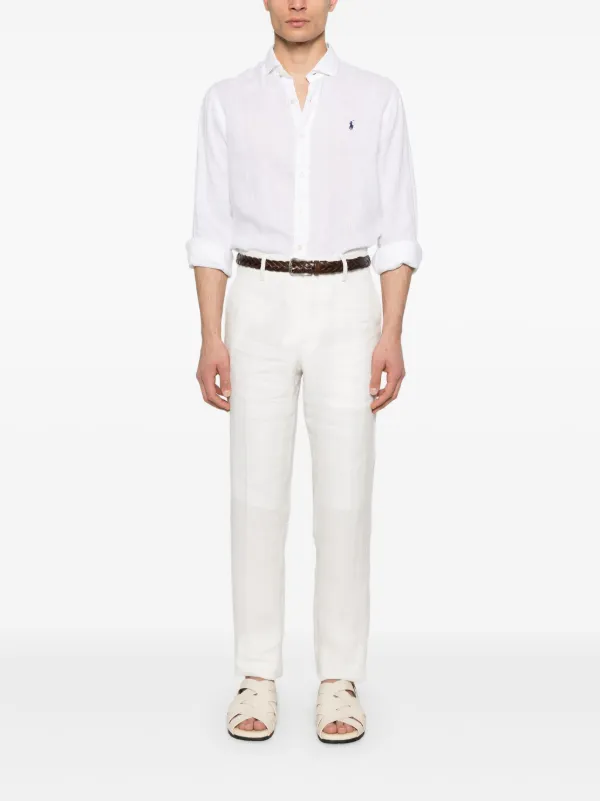 Polo Ralph Lauren リネンシャツ | ホワイト | FARFETCH JP
