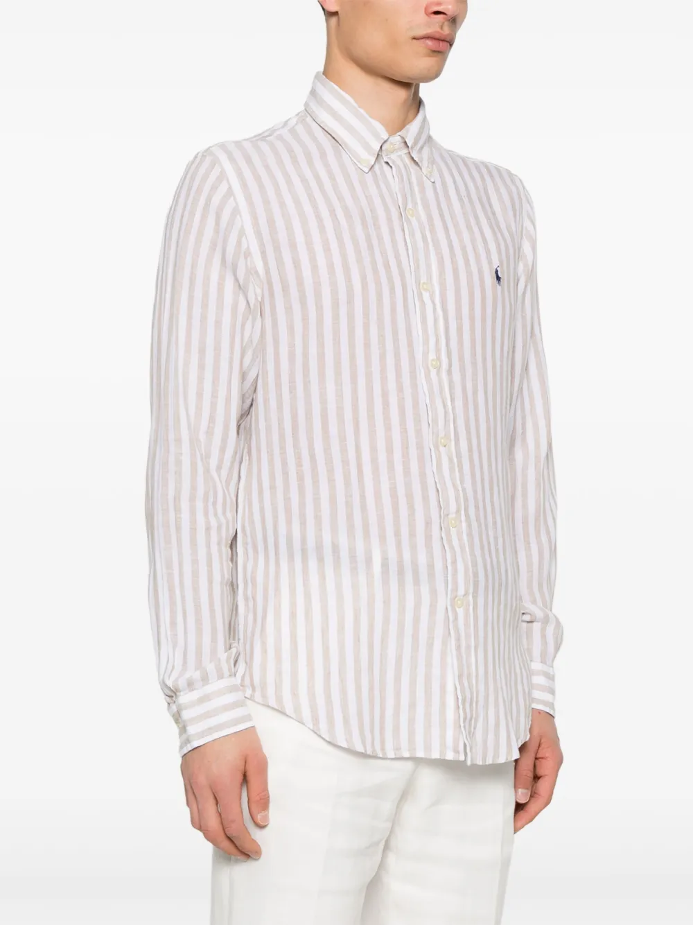 Polo Ralph Lauren Gestreept overhemd Beige