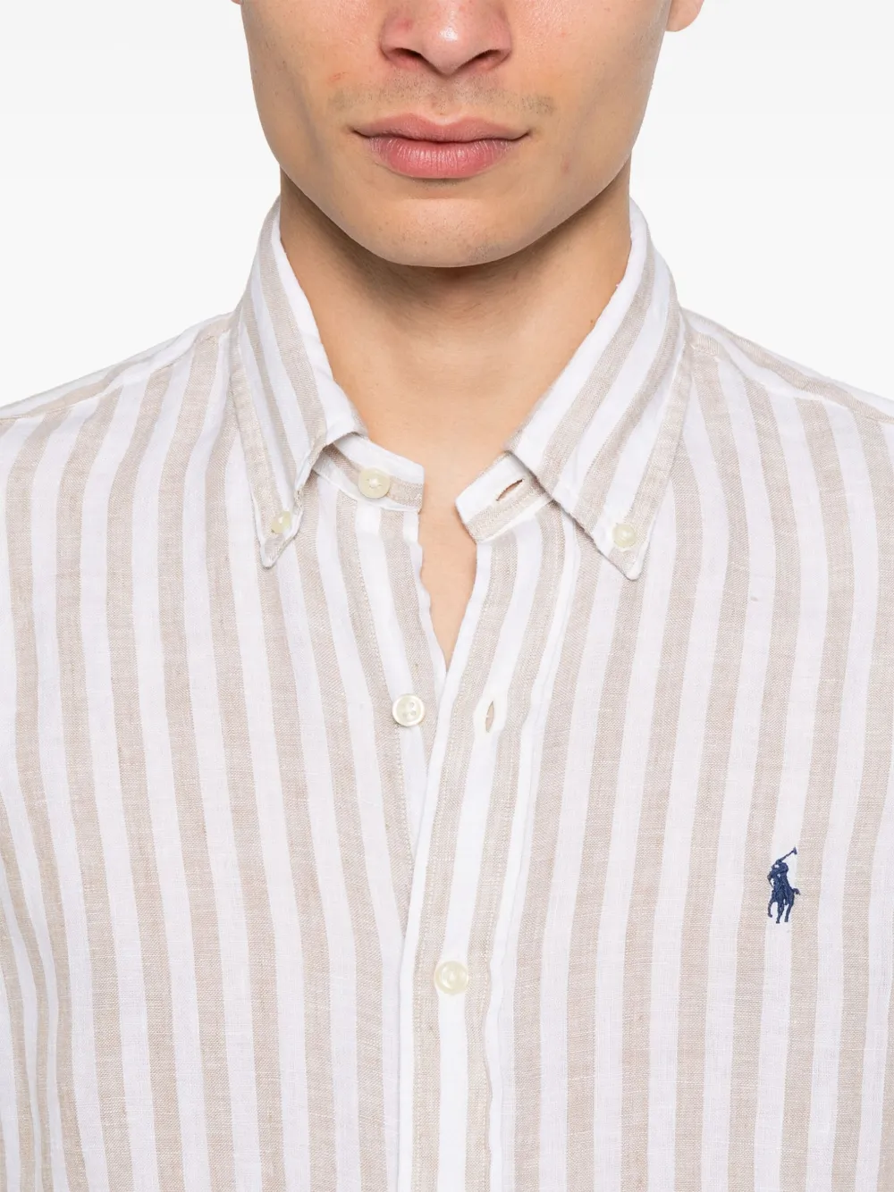 Polo Ralph Lauren Gestreept overhemd Beige