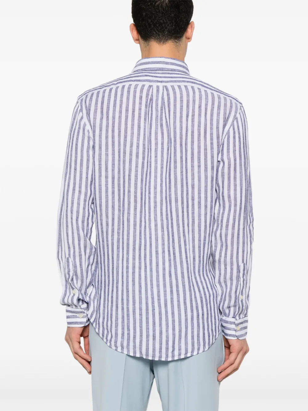 Polo Ralph Lauren Linnen overhemd Blauw