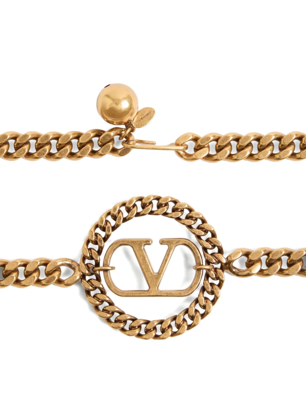 Valentino Garavani VLogo kettingriem Goud