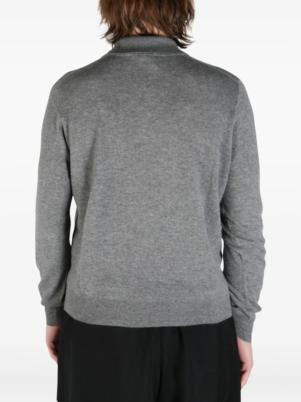 The Row cashmere polo shirt Grijs