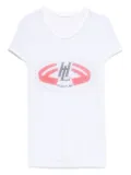 Helmut Lang logo-print T-shirt - White