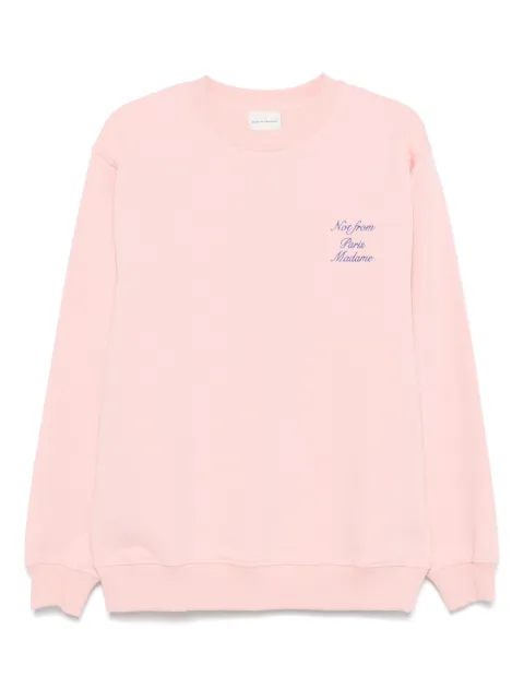 Drôle De Monsieur Le Slogan Cursive sweatshirt