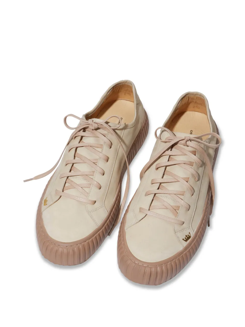 Osklen rubber-sole lace-up sneakers Neutrals
