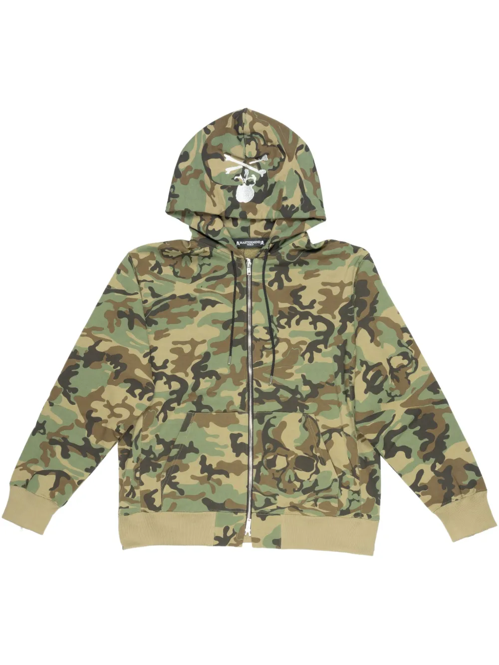 Mastermind World hoodie con cierre | verde | Image 1