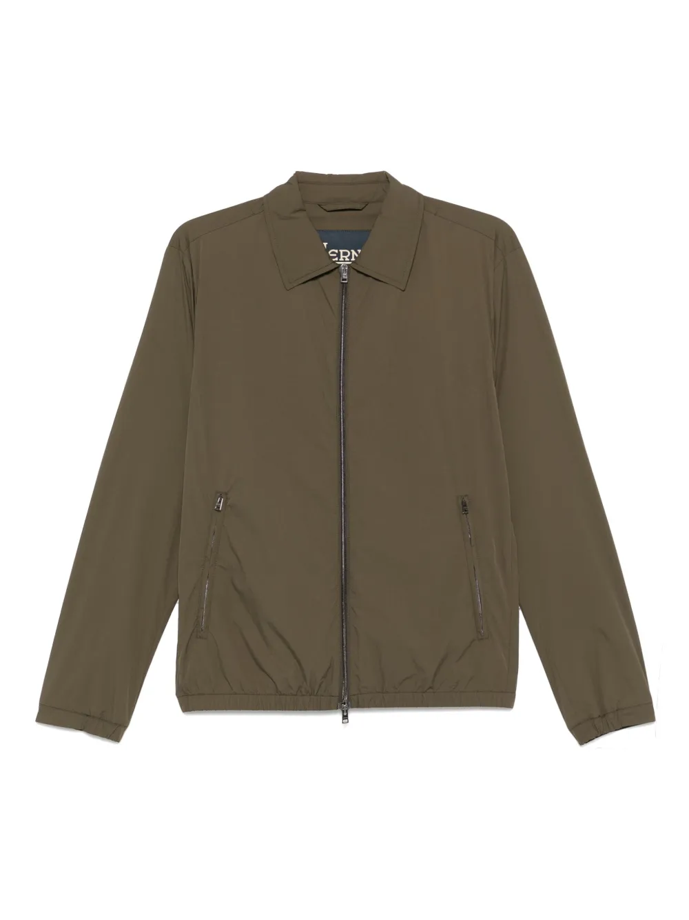Herno classic-collar shirt jacket | Green | Image 1