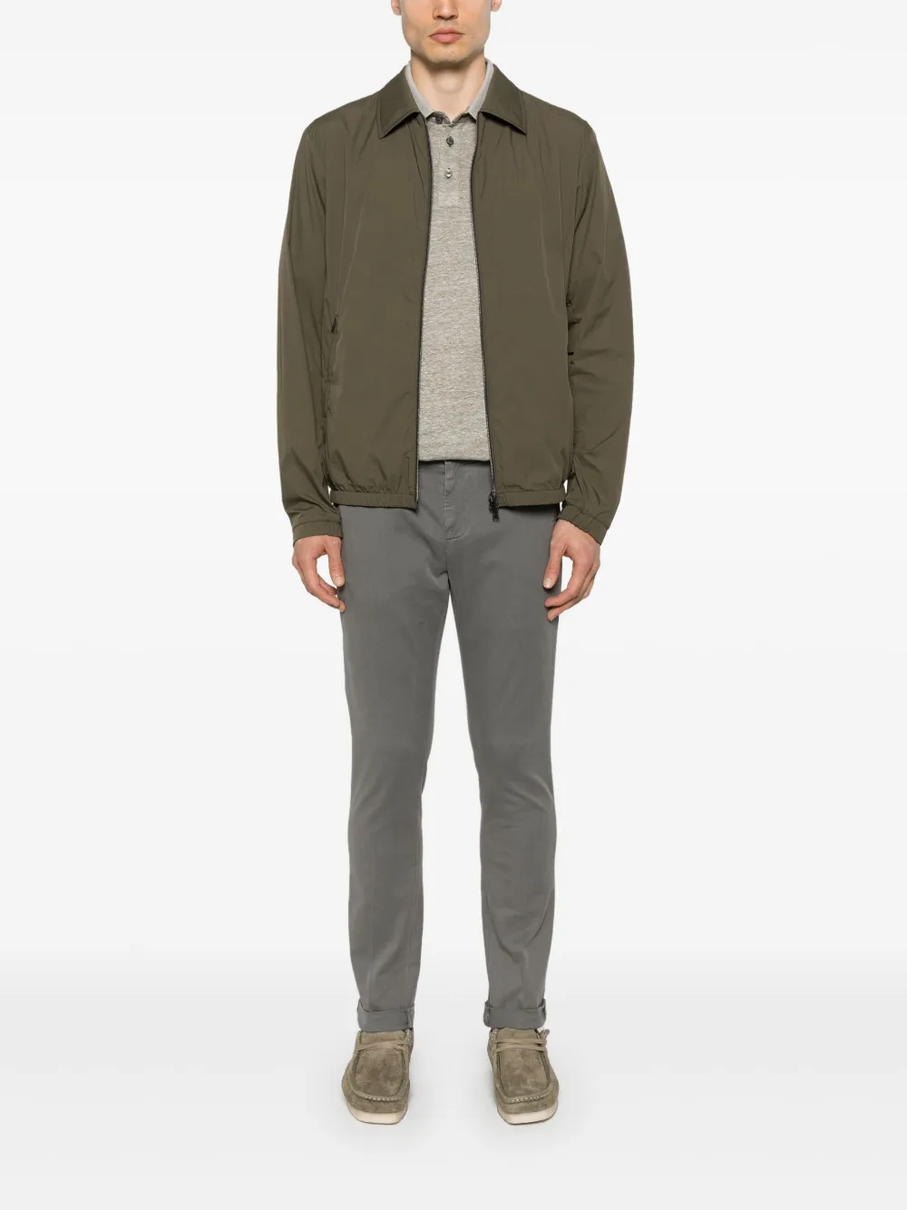 Herno classic-collar shirt jacket | Lightweight Jackets | Image 2