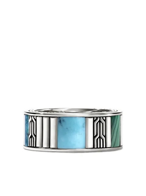 John Hardy carved-chain ring