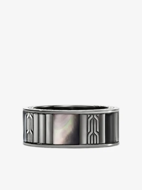 John Hardy carved-chain ring