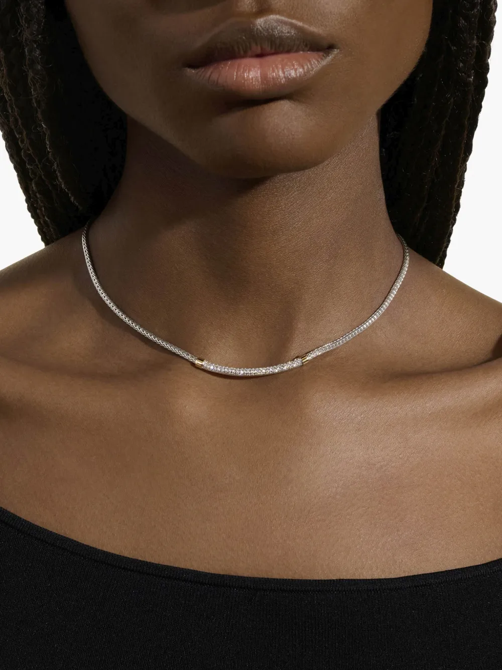 John Hardy collar de cadena con diseño entretejido | Image 2