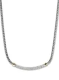 John Hardy 14K yellow gold and sterling silver diamond pavé chain necklace