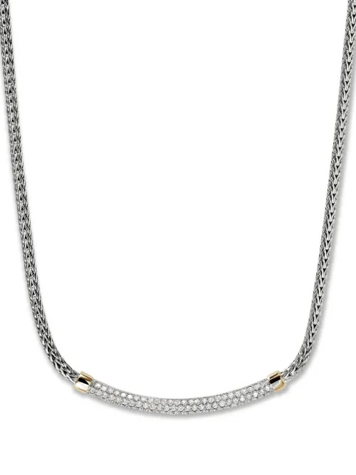 Collier en chaîne à design tressé - John Hardy - Modalova