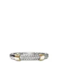 John Hardy 14K yellow gold and sterling silver diamond pavé ring