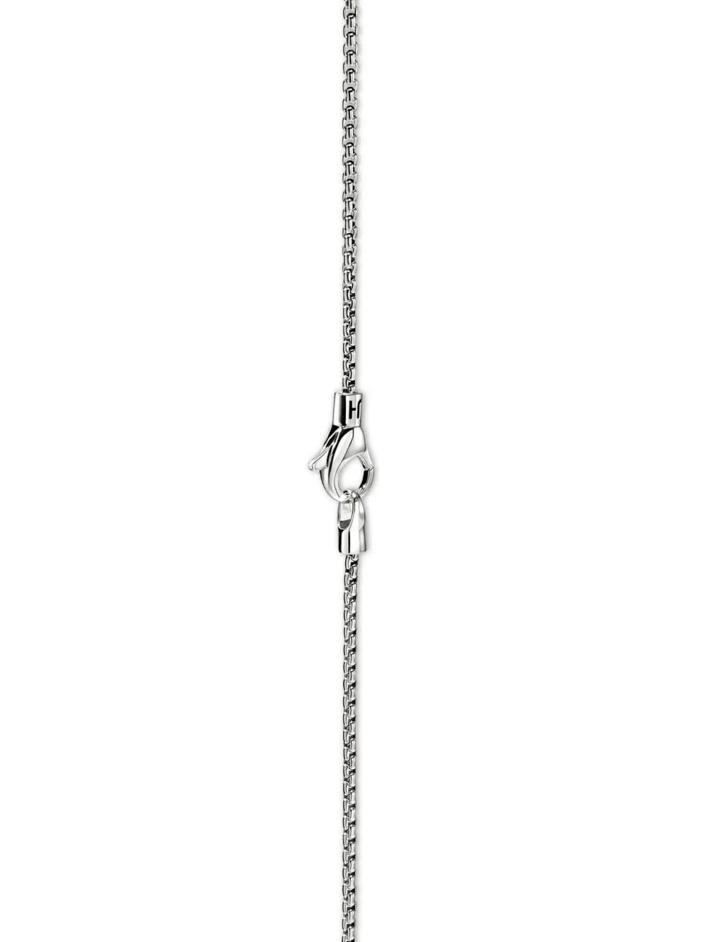 Shop John Hardy Box-chain Necklace In Silver