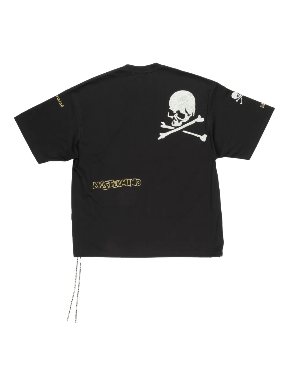 Mastermind Japan T-shirt met geborduurd logo - Zwart