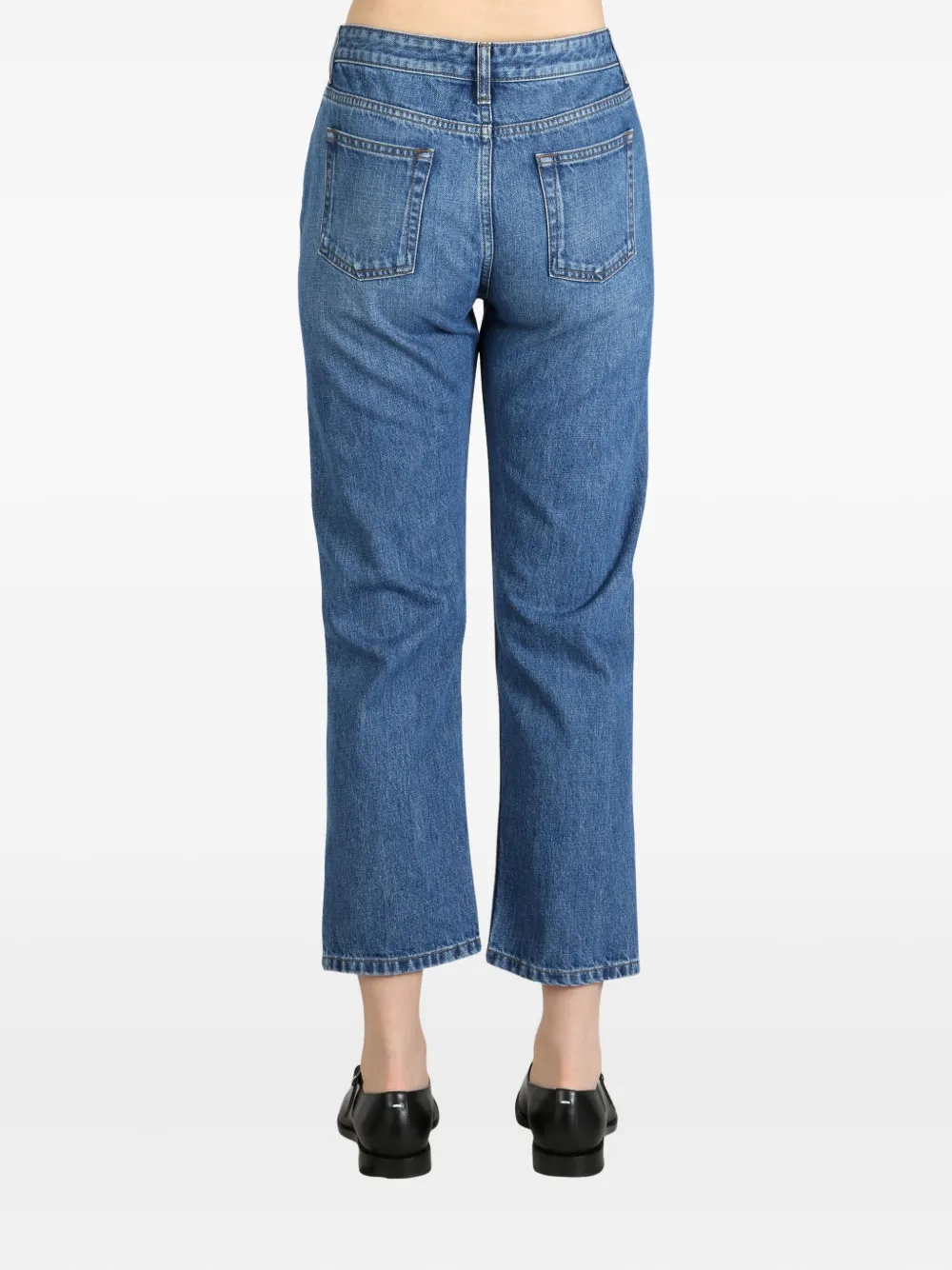 The Row cropped jeans Blauw