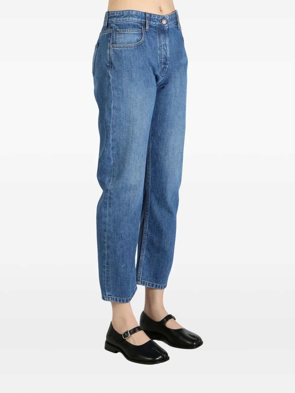 The Row cropped jeans Blauw