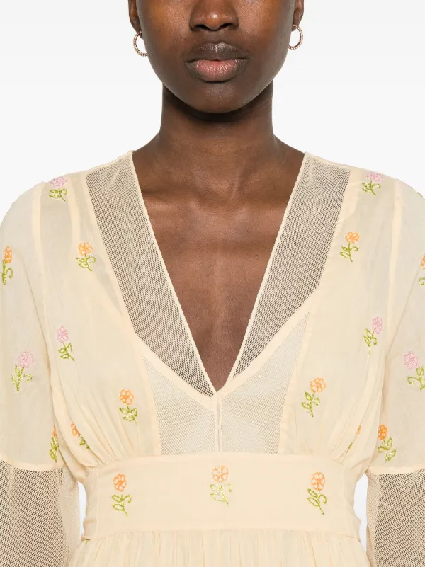 Antik Batik Fany Maxi Dress | Yellow | FARFETCH