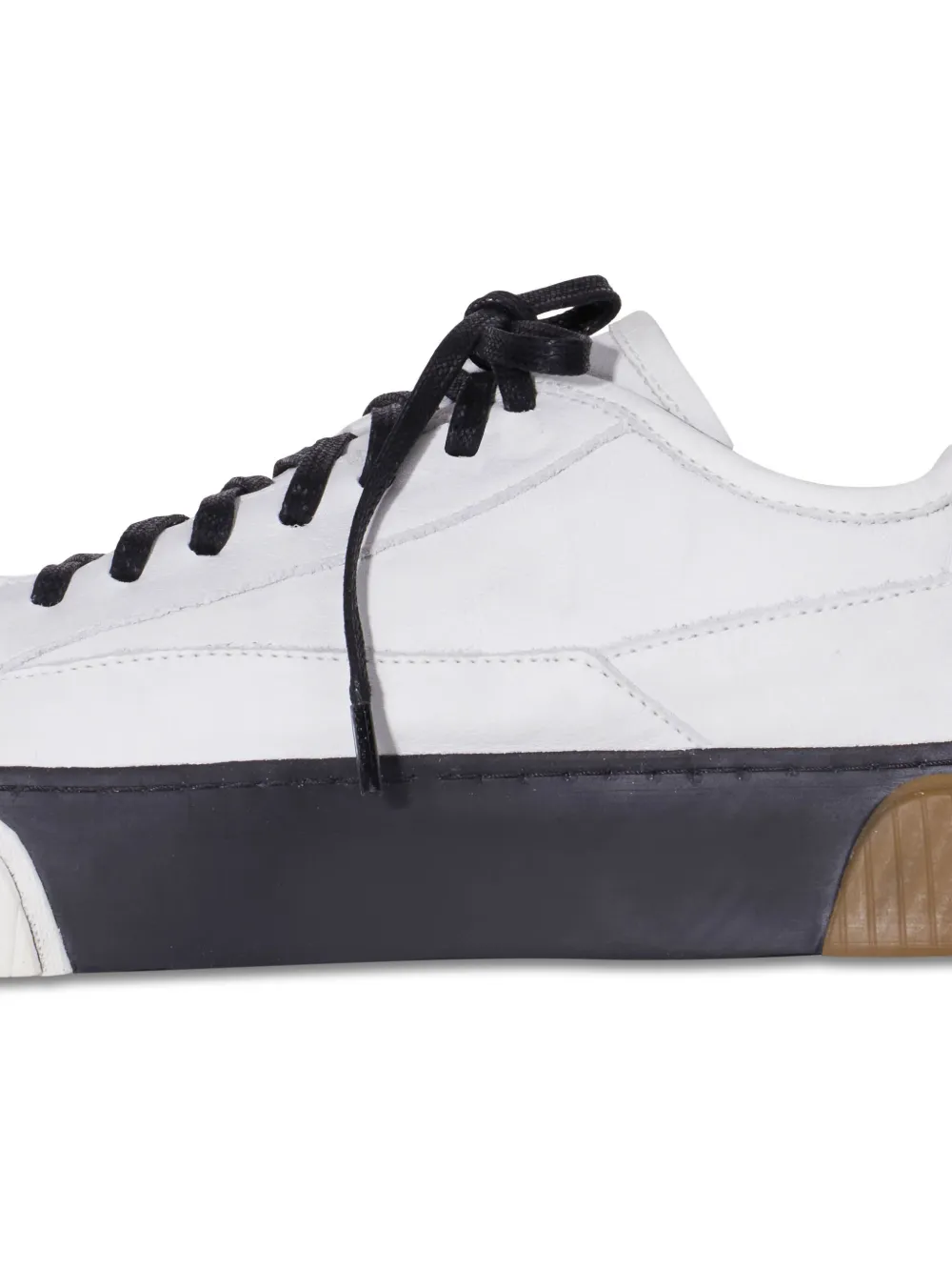 Osklen Contrasting-sole Lace-up Sneakers In White