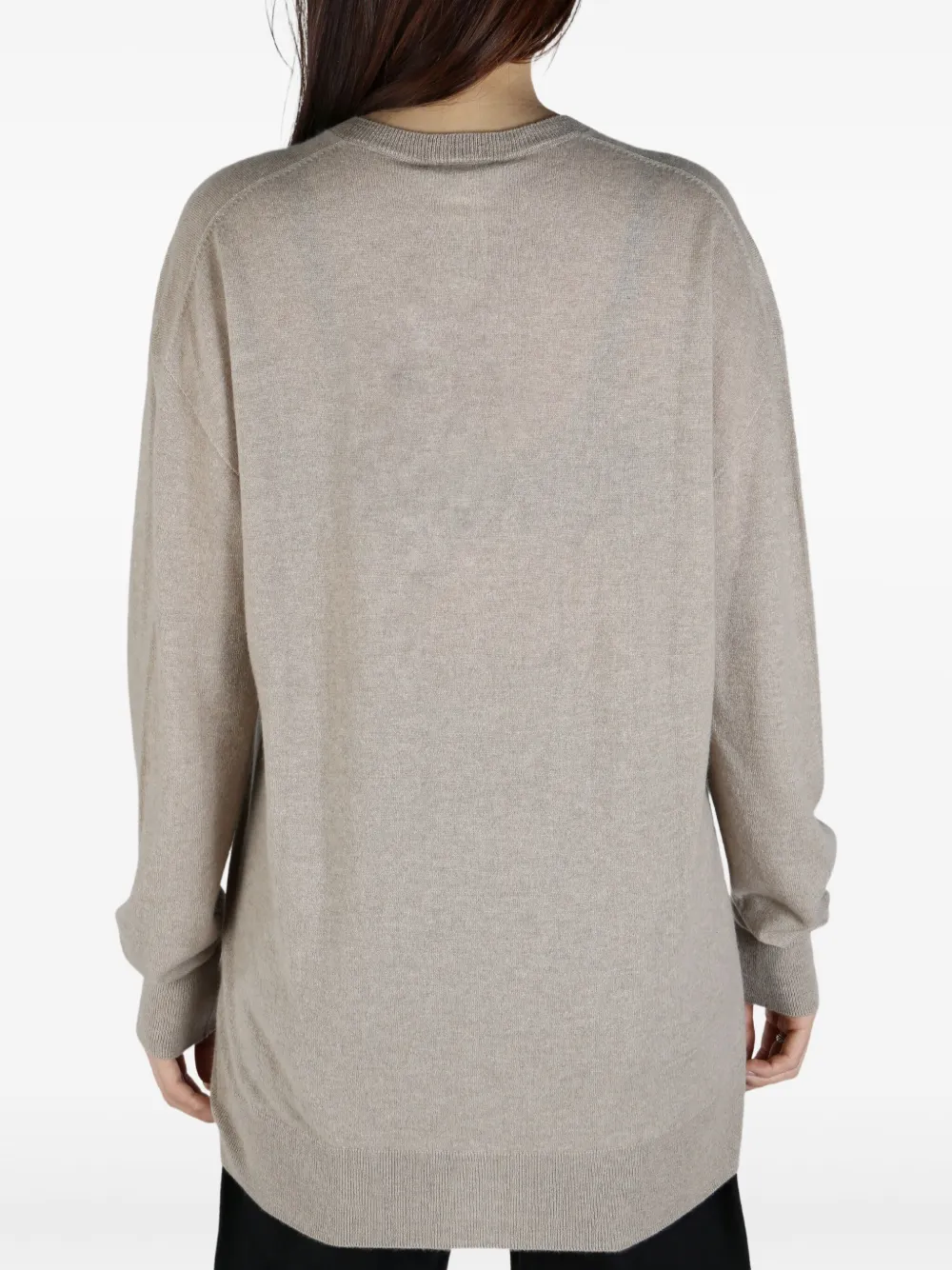 The Row v neck sweatshirt Beige