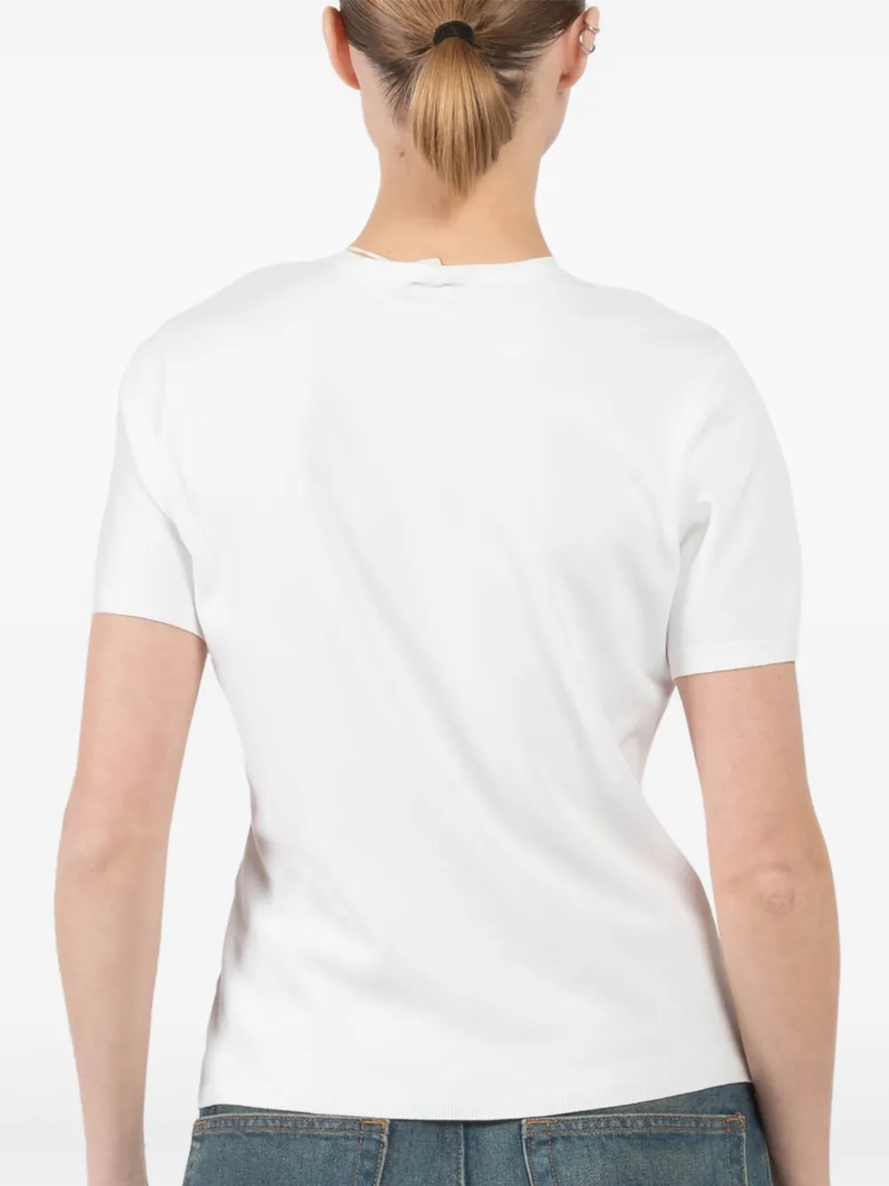 The Garment Basic T-shirt met korte mouwen Wit