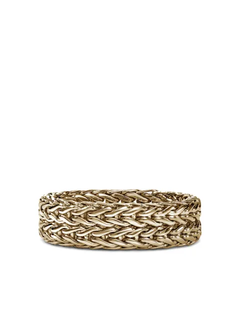 John Hardy 14kt yellow gold Rata Chain ring