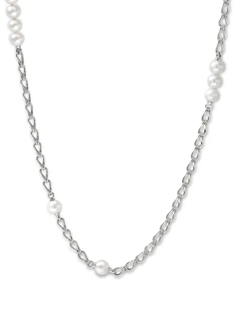 John Hardy sterling silver Surf pearl necklace