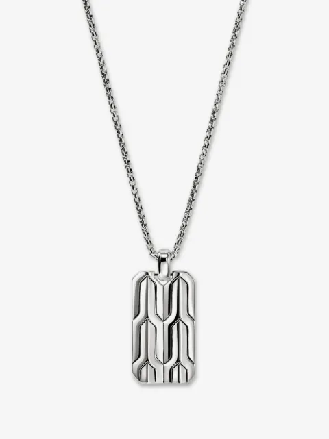 John Hardy Icon 50 Tag necklace