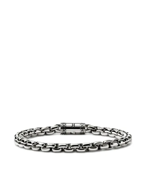 John Hardy pulsera Box Chain en plata de ley