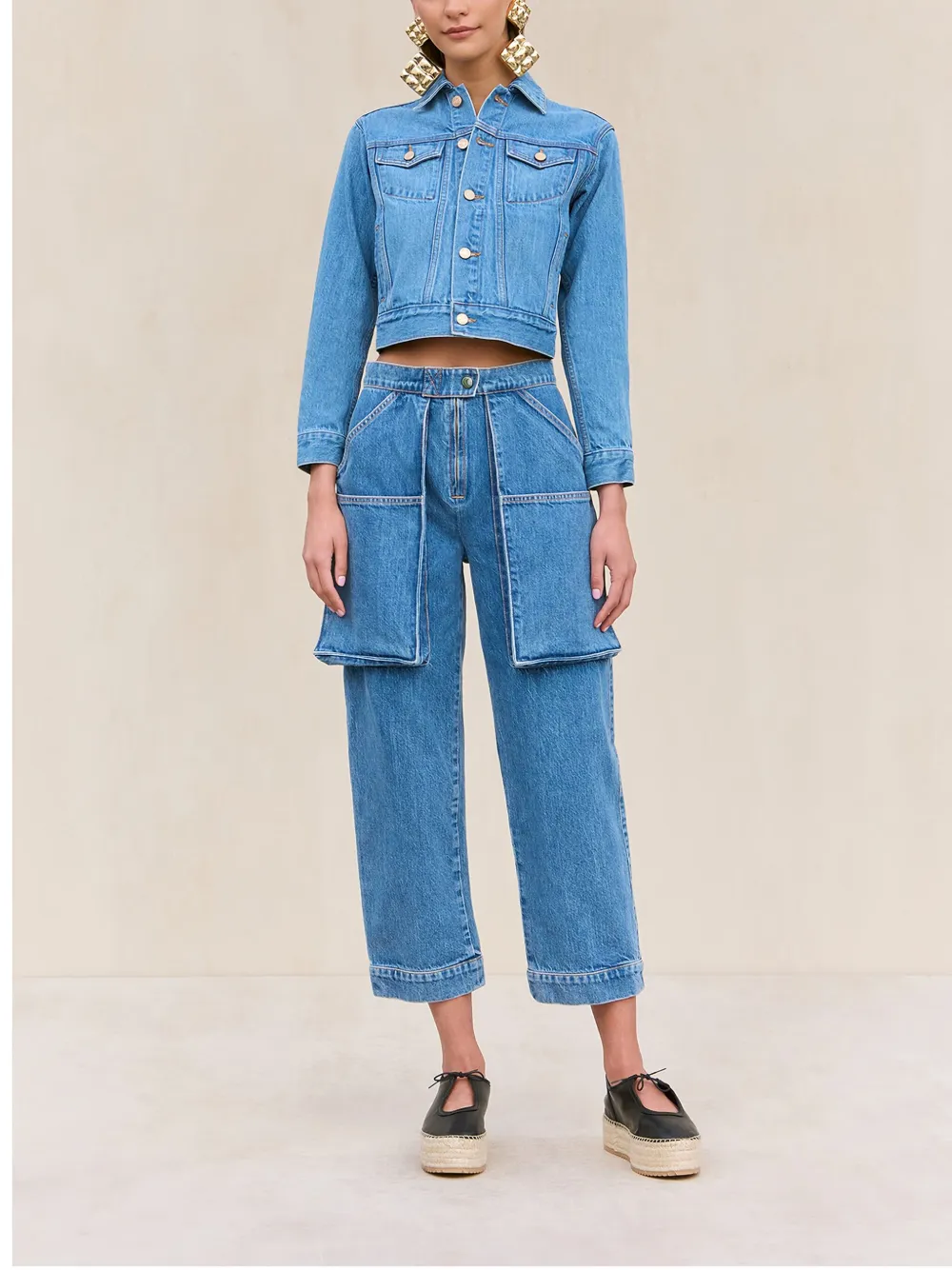 Cult Gaia Jamila Jacket In Blue