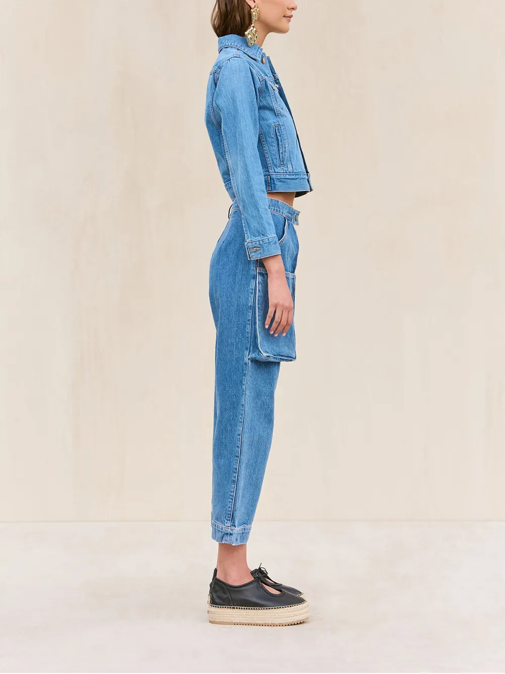 Cult Gaia Jamila jack Blauw