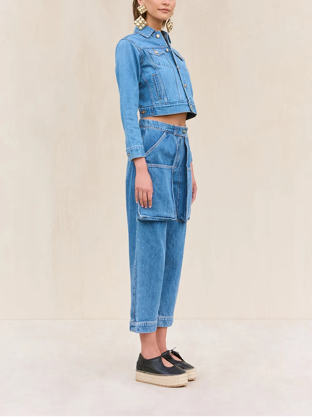Cult Gaia Jamila jack Blauw