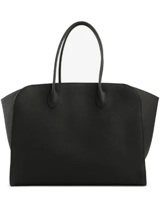 The Row Marlo Leather Tote Bag | ブラック | FARFETCH JP