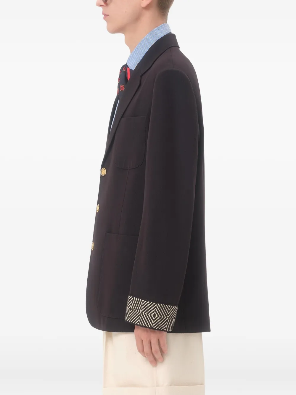 Valentino Garavani シングルジャケット | ブラック | FARFETCH JP