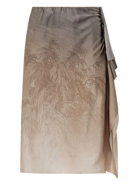 Pierre-Louis Mascia stretch-silk skirt