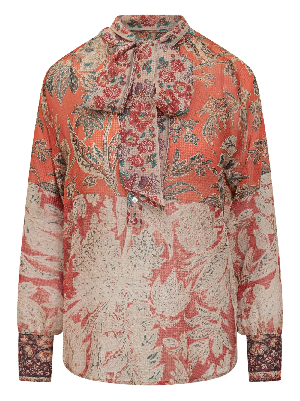 Pierre-Louis Mascia Zijden blouse Bruin