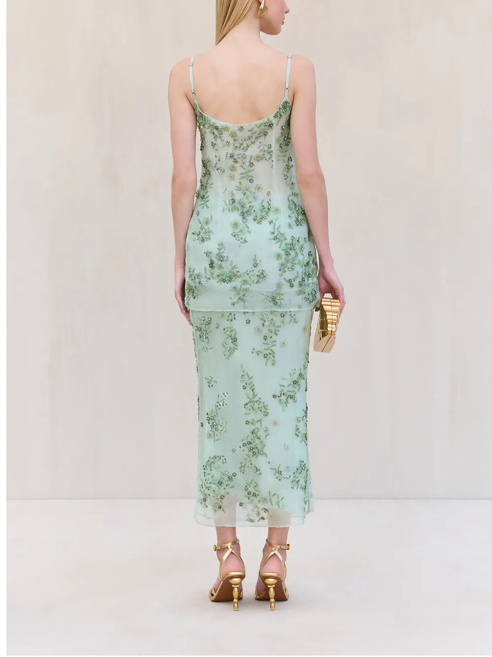 Cult Gaia Sai rok Groen
