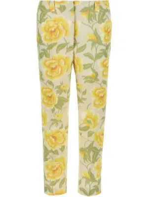 ◆送料・関税込み◆KENZO Peonies クロップド パンツ KENZO Peonies' クロップド パンツ | ウィメンズ | KENZO