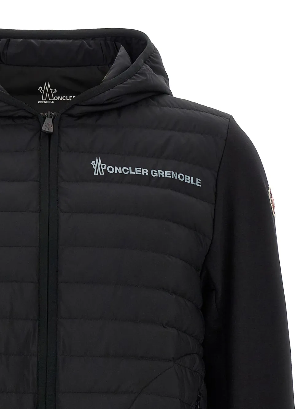Moncler Grenoble Gewatteerd jack Zwart