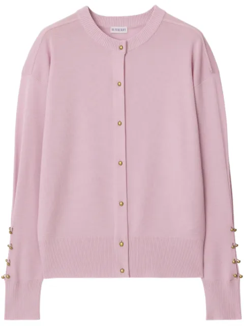 Burberry كارديغان منسوج