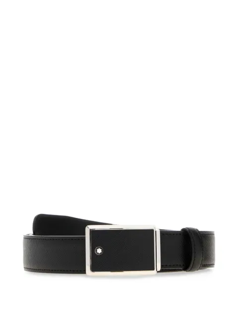 Montblanc Saffiano-leather belt
