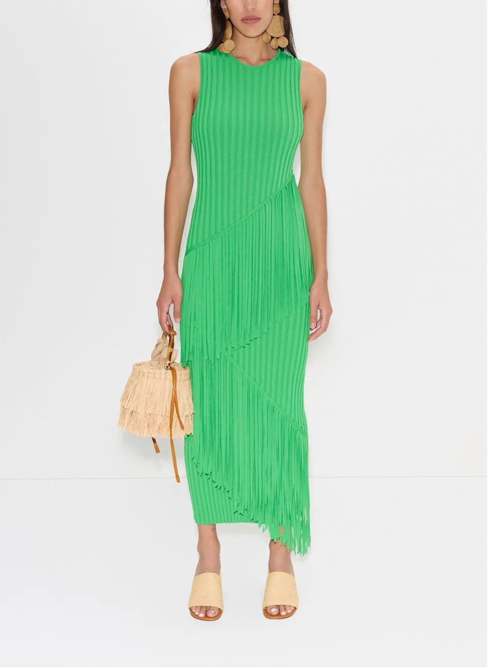 Simon Miller Spiral midi-jurk Groen