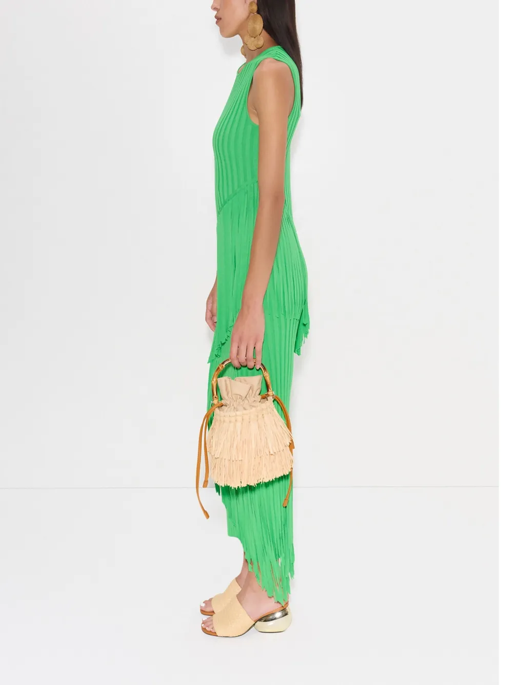 Simon Miller Spiral midi-jurk Groen