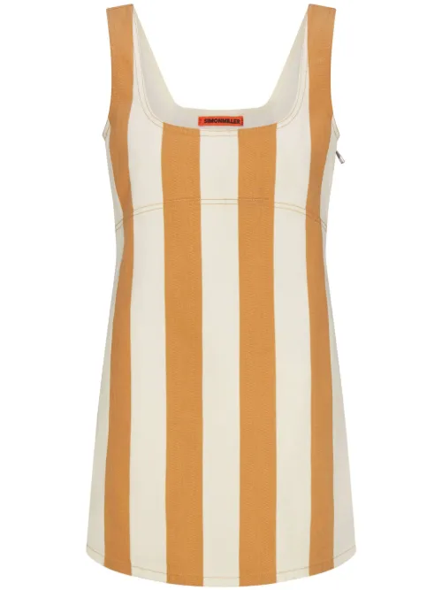 Robe en jean Sahara à rayures - Simon Miller - Modalova