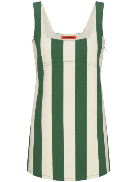 Simon Miller vestido de mezclilla Sahara a rayas