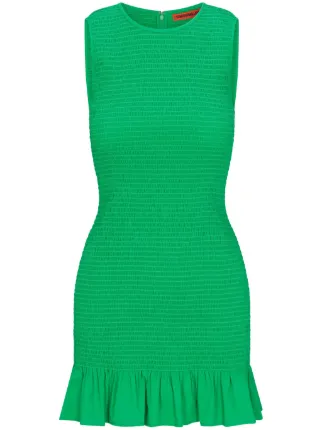 slim fit dress slacks Simon Miller Novo Knit Combo Dress in Macadamia/Blue Dye – TrenLend main image 0