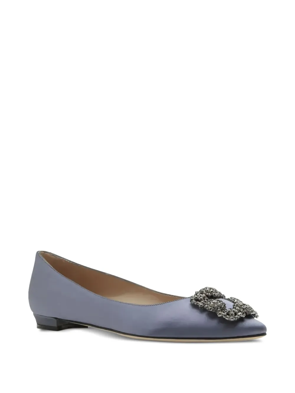 Manolo Blahnik crystal-embellished ballet flats | Image 2
